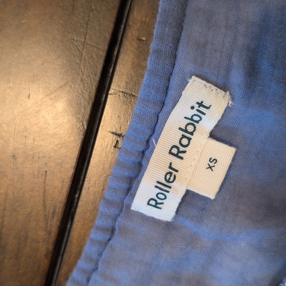 Roller Rabbit Chambray Embroidered Shift Dress - Picture 5 of 7